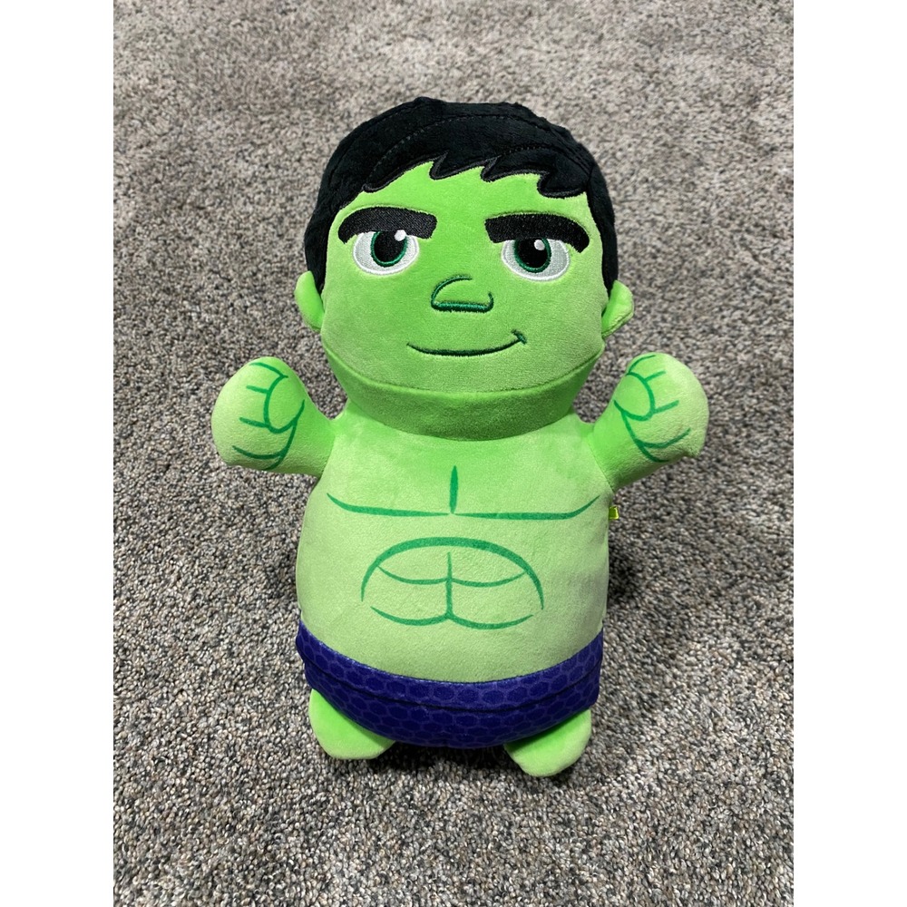 Marvel Hulk Plush Toy Kids 9 Inch Green Good Spidey and His Amazing Friends